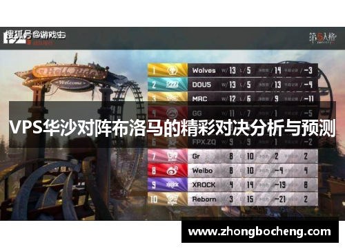 VPS华沙对阵布洛马的精彩对决分析与预测